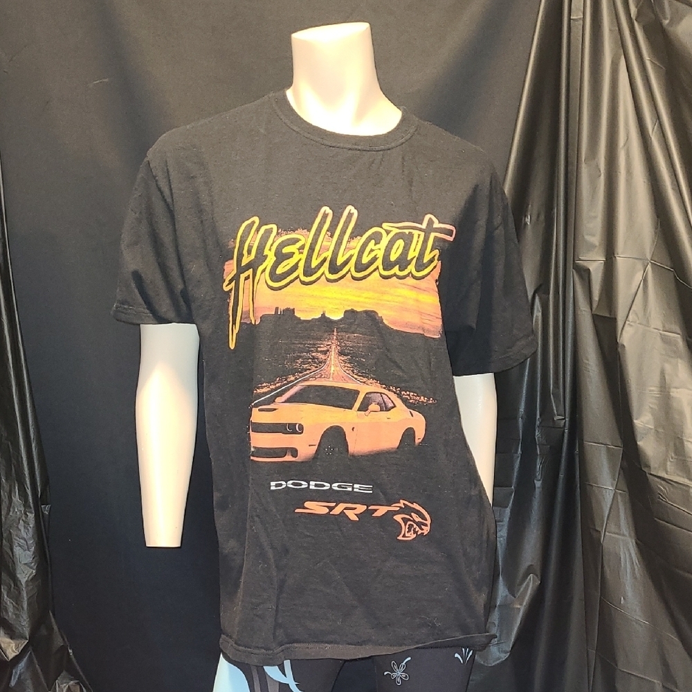 Black Hellcat Dodge SRT Graphic T-Shirt